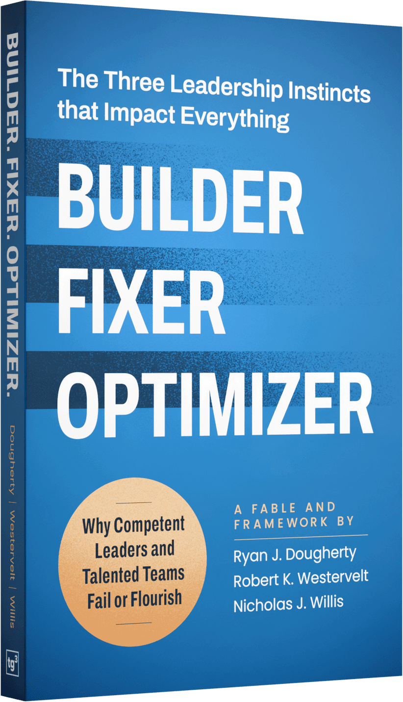 Builder. Fixer. Optimizer. book cover